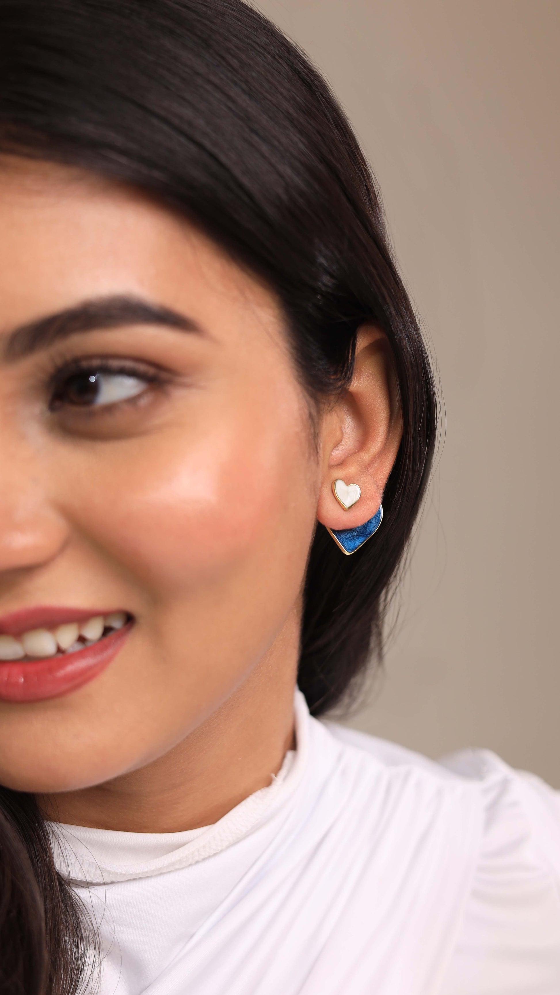 Ocean-Blue-Heart-Shaped-Earring