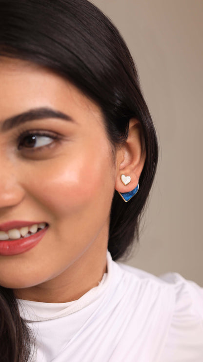 Ocean-Blue-Heart-Shaped-Earring