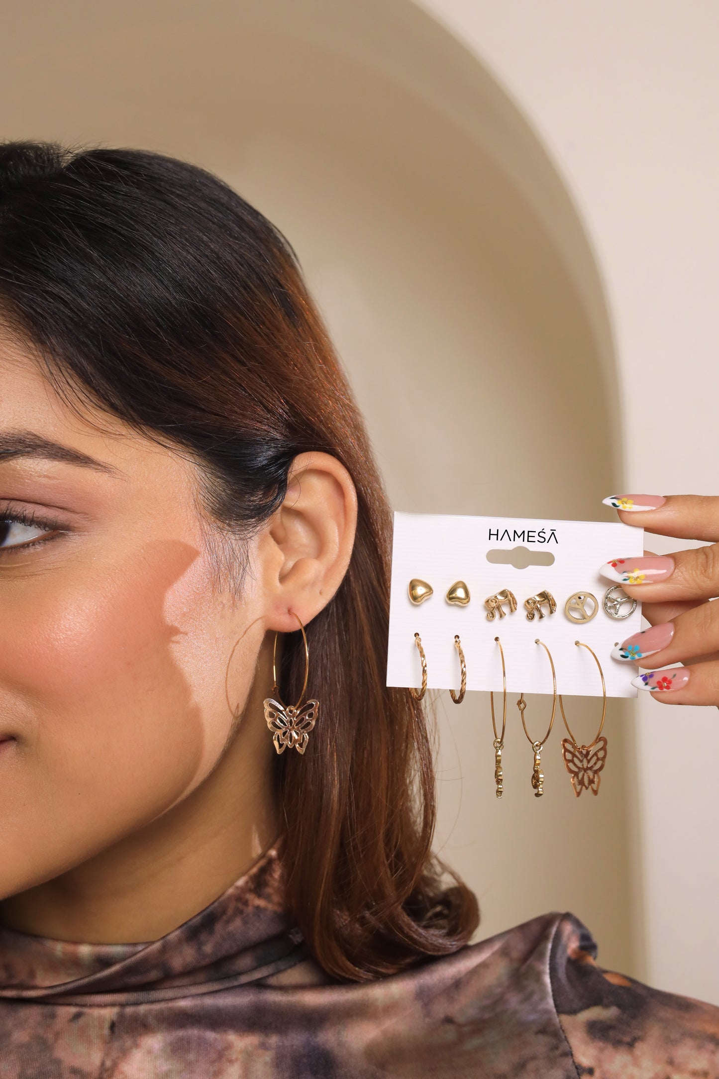Cute Butterfly Earring Stack for Women 